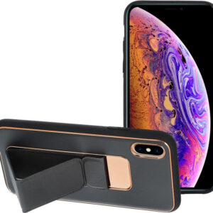 Θήκη κινητού Forcell Leather Kickstand for iPhone X Black