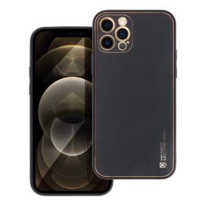 Θήκη κινητού Forcell Leather for iPhone 12 Pro Black