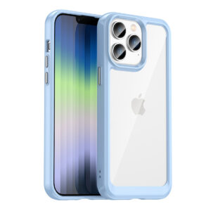 Θήκη κινητού Hurtel Outer Space for iPhone 14 Pro Hard Cover with a Gel Frame Blue