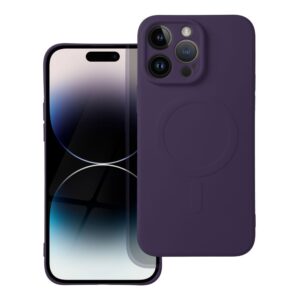 Θήκη κινητού Oem Silicone Mag Cover for iPhone 14 Pro Max Dark Purple