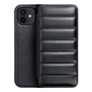 Θήκη κινητού Oem Puffer Book for iPhone 12 / 12 Pro Black