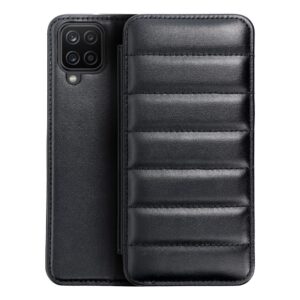 Θήκη κινητού Oem Puffer Book for Samsung Galaxy A12 / M12 Black