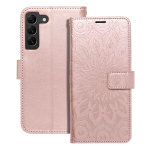 Θήκη κινητού Forcell Mezzo Book for Samsung Galaxy S22 Mandala Rose Gold
