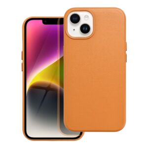 Θήκη κινητού Oem Leather Mag Cover for iPhone 14 Orange