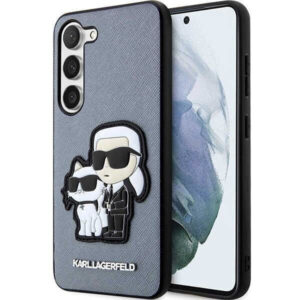 Θήκη κινητού Karl Lagerfeld Hardcase Saffiano Karl & Choupette for Samsung S23+ S916 Grey