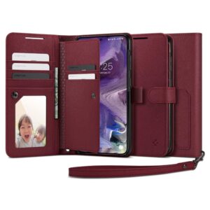 Θήκη κινητού Spigen Wallet S Plus for Samsung Galaxy S23 Burgundy