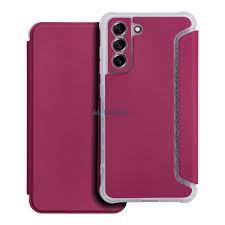 Θήκη κινητού Forcell Piano Book for Samsung Galaxy S21 FE Magenta