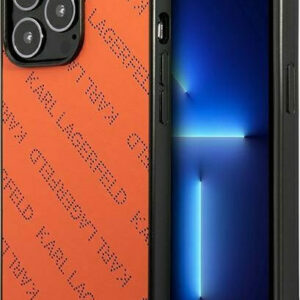 Θήκη κινητού Karl Lagerfeld for Apple iPhone 13 Pro Max Hardcase orange Perforated Allover