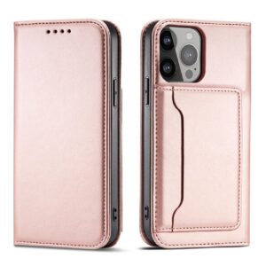 Θήκη κινητού Hurtel Magnet Card for Samsung Galaxy A54 5G Cover with Flip Wallet Stand Pink