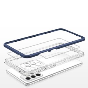 Θήκη κινητού Hurtel Clear 3in1 for Samsung Galaxy A14 / A14 5G Silicone Cover with Frame Blue