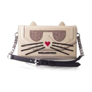 Θήκη κινητού Karl Lagerfeld for iPhone 7/8 SE 2020 / SE 2022 Pink Bookcase Chopette Koctail Clutch