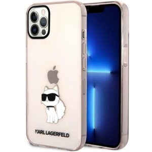 Θήκη κινητού Karl Lagerfeld for iPhone 12 /12 Pro 6.1" Pink Hardcase Ikonik Choupette