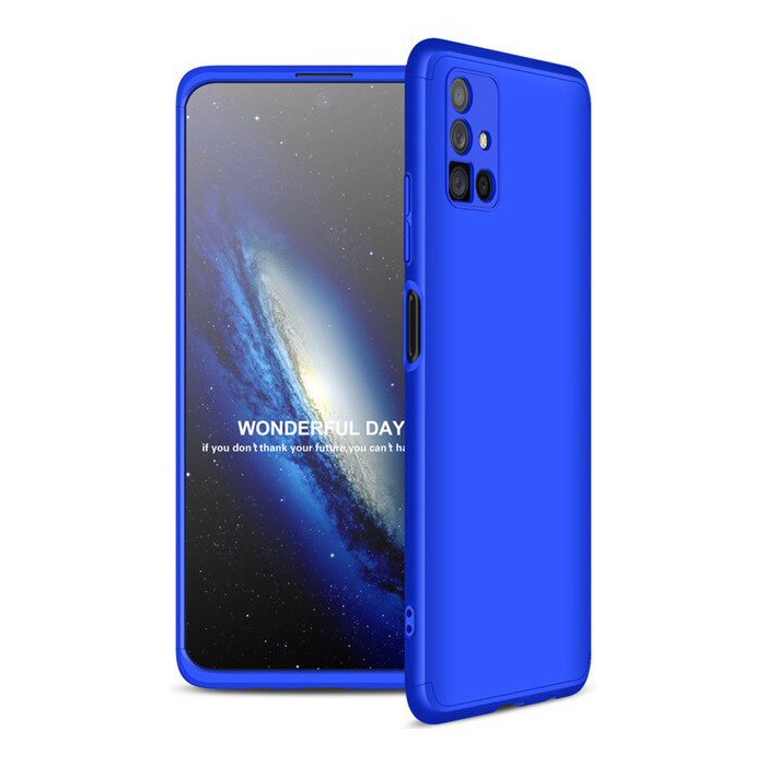 Θήκη κινητού GKK 360 Protection Front and Back Case Full Body Cover Samsung Galaxy M51 Blue