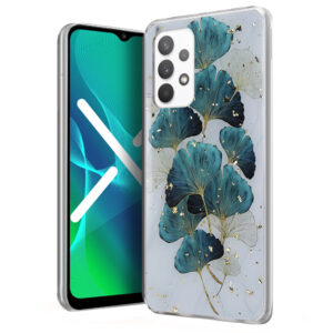 Θήκη κινητού Oem Gold Glam for Samsung Galaxy A13 4G Leaves