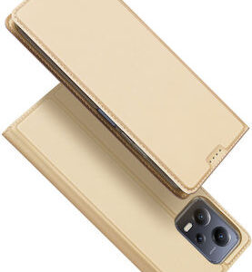 Θήκη κινητού Dux Ducis Skin Pro Book Case for Xiaomi Redmi Note 12 5G/Poco X5 5G Flip Card Wallet Stand Gold