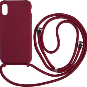 Θήκη κινητού Gateway With Lanyard for iPhone XR Burgundy