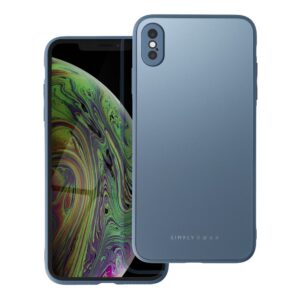 Θήκη κινητού Roar Matte Glass for iPhone XS Max Blue