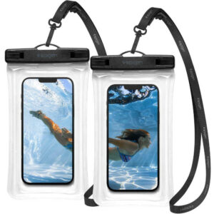 Θήκη κινητού Spigen Universal 2 Pack Float Waterproof έως 6.9" Crystal Clear