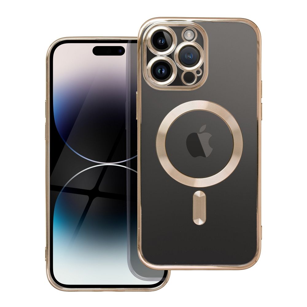 Θήκη κινητού Forcell Electro Mag Cover Compatible with MagSafe for iPhone 14 Pro Max Gold