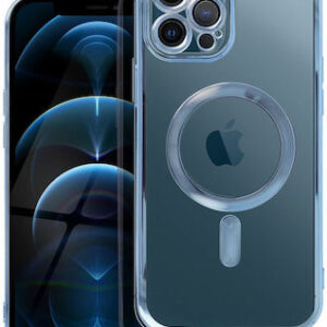Θήκη κινητού Forcell Electro Mag Cover Compatible with MagSafe for iPhone 12 Pro Max Blue