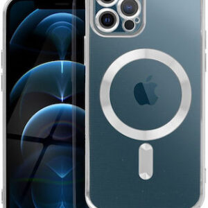 Θήκη κινητού Forcell Electro Mag Cover Compatible with MagSafe for iPhone 12 Pro Silver