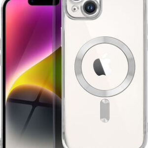 Θήκη Κινητού Forcell Electro Mag Cover Compatible with MagSafe for iPhone 14 Plus Silver