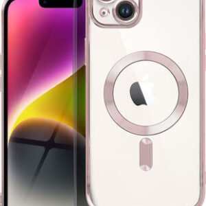 Θήκη Κινητού Forcell Electro Mag Cover Compatible with MagSafe for iPhone 14 Plus Rose Gold