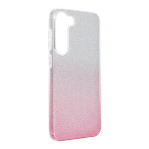Θήκη κινητού Forcel Shining for Samsung Galaxy S23 Plus Clear/Pink