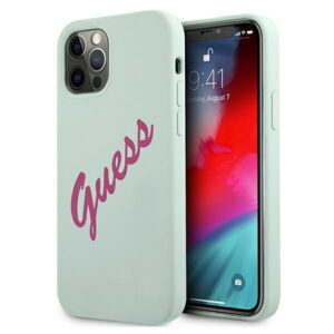 Θήκη κινητού Guess for iPhone 12 Pro Max 6,7" Blue-Fuchsia Silicone Vintage