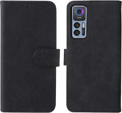 Θήκη κινητού Magnet TCL 30+ Cover with Flap Wallet Stand Black