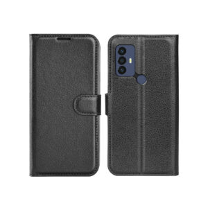 Θήκη κινητού Magnet TCL 30E Cover with Flap Wallet Stand Black