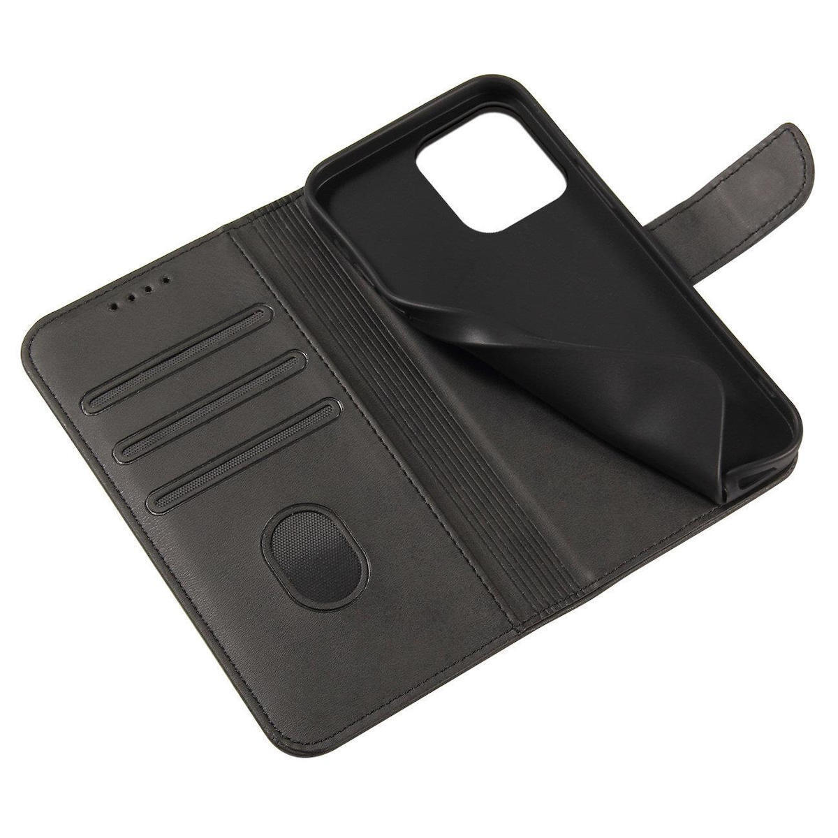Θήκη κινητού Magnet TCL 20 5G Cover with Flap Wallet Stand Black - Image 4