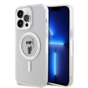 Θήκη κινητού Karl Lagerfeld IML Ikonik MagSafe for iPhone 15 Pro Max Transparent