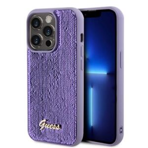 Θήκη κινητού Guess Sequin Script Logo for iPhone 15 Pro Max Purple