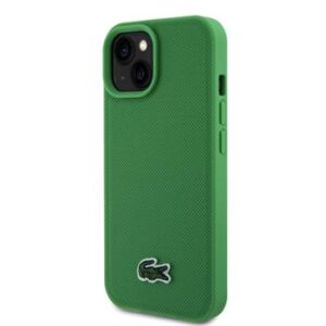 Θήκη κινητού Lacoste Iconic Petit Pique Woven Logo MagSafe for iPhone 15 Green