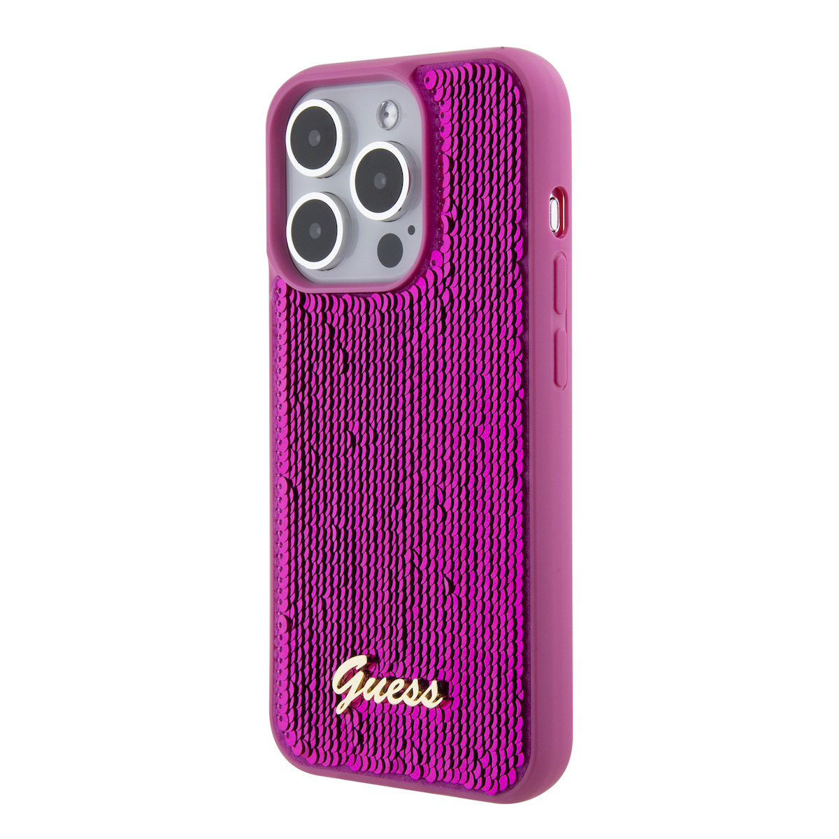 Θήκη κινητού Guess Sequin Script Logo for iPhone 15 Pro Magenta - Image 2