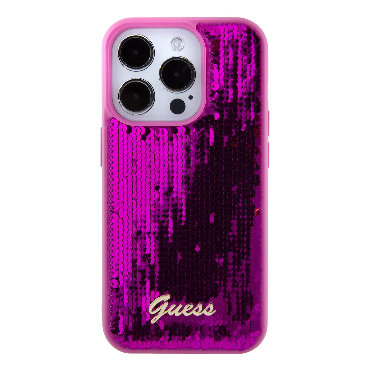 Θήκη κινητού Guess Sequin Script Logo for iPhone 15 Pro Magenta - Image 3