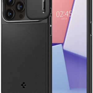 Θήκη κινητού Spigen Optik Armor MagSafe for iPhone 15 Pro Max Black