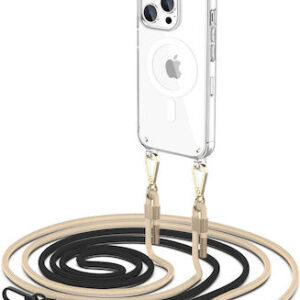 Θήκη Κινητού Tech-Protect Flexair Chain MagSafe for iPhone 15 Pro Black and Beige