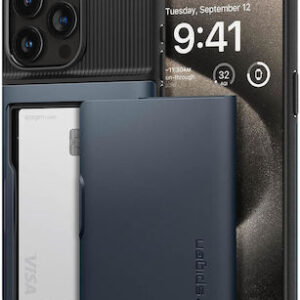 Θήκη κινητού Spigen Slim Armor CS for iPhone 15 Pro Max Blue