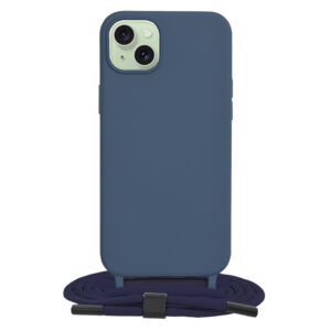 Θήκη κινητού Techsuit Crossbody Lanyard for iPhone 15 Plus Blue