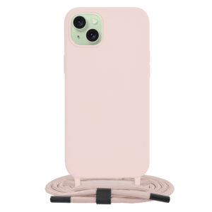 Θήκη κινητού Techsuit Crossbody Lanyard for iPhone 15 Plus Pink