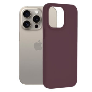 Θήκη κινητού Techsuit Soft Edge Silicone for iPhone 15 Pro Max Plum Violet