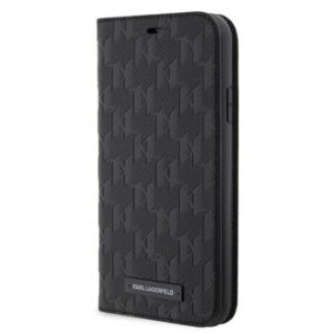 Θήκη κινητού Karl Lagerfeld Saffiano Monogram Book for iPhone 11 Black