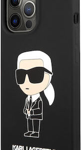 Θήκη Κινητού Karl Lagerfeld Liquid Silicone Ikonik NFT for iPhone 13 Pro Black