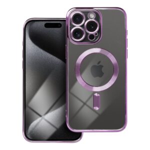 Θήκη κινητού Forcell Electro Mag Cover Compatible with MagSafe for iPhone 15 Pro Deep Purple