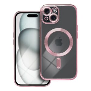 Θήκη κινητού Forcell Electro Mag Cover Compatible with MagSafe for iPhone 15 Rose Gold