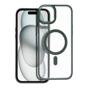 Θήκη κινητού Forcell Matte Mag Cover Compatible with MagSafe for iPhone 15 Plus Green