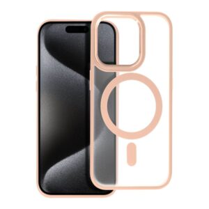 Θήκη κινητού Forcell Matte Mag Cover Compatible with MagSafe for iPhone 15 Pro Pink