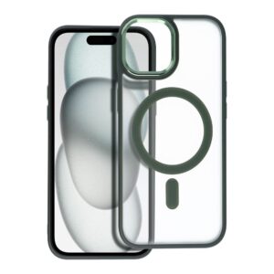 Θήκη κινητού Forcell Matte Mag Cover Compatible with MagSafe for iPhone 15 Green